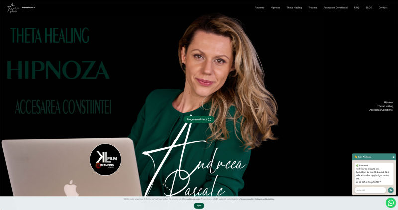 Web Design Timisoara, Branding Timisoara, KL Film Timisoara, Branding Personal, andreeapascale.ro